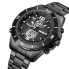 Годинник наручний чоловічий SKMEI 1670BKWT BLACK-WHITE. Колір: чорний