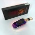 Електрична запальничка-брелок Україна з USB-зарядкою та підсвічуванням HL-468, з гравіюванням. Колір: хамелеон