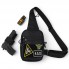 Тактична чоловіча сумка з кобурою Cordura 1000D – 6 кишень, чорна