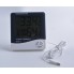 Термометр-гігрометр HTC-2 з годинником і виносним датчиком температури