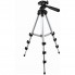 Штатив для телефону та фотоапарата Tripod 3110 PRO портативний трипод 0,35-1.02м висота. Колір: срібний