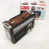 Радіоприймач портативне радіо Golon RX-381 акумуляторний ретро стовпчик usb sd mp3 fm Brown