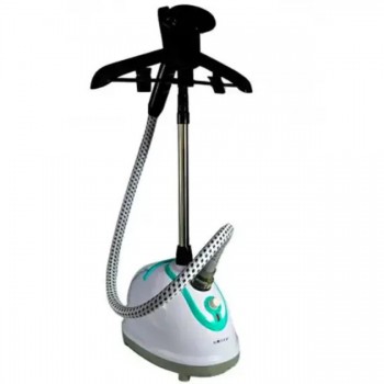 Відпарювач для одягу вертикальний RAF R.3039 із стійкою для одягу 1800 Вт. Колір: зелений