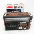Радіоприймач портативне радіо Golon RX-381 акумуляторний ретро стовпчик usb sd mp3 fm Brown