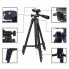 Штатив для телефону та фотоапарата Tripod 3120 PRO портативний трипод 0,35-1.02м висота. Колір: чорний