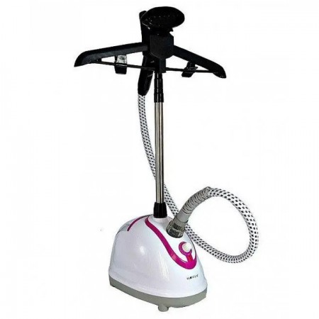 Відпарювач для одягу вертикальний RAF R.3039 із стійкою для одягу 1800 Вт. Колір: рожевий