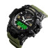 Годинник наручний чоловічий SKMEI 1586AG ARMY GREEN, чоловічий армійський водостійкий тактичний. Колір: зелений