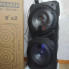 Колонка ZQS-8201 Бездротова переносна акустична Bluetooth з підсвічуванням мікрофоном AUX пульт Д/У