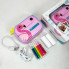 Дитячий фотоапарат миттєвого друку YT008 PINK FLAMINGO з підтримкою microSD