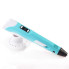 3D ручка Smart 3D Pen 2 c LCD дисплеєм, Цікава ручка 3д для дітей, Оригінальна. Колір: блакитний